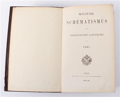 Militär-Schematismus des Österreichischen Kaiserthumes für 1867, - Armi d'epoca, uniformi e militaria