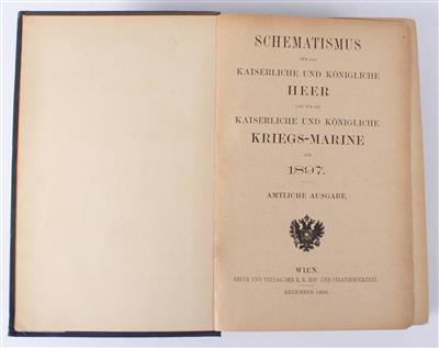 Schematismus für das kaiserliche und königliche Herr und für die kaiserliche und königliche Kriegs-Marine für 1897, - Historische Waffen, Uniformen, Militaria