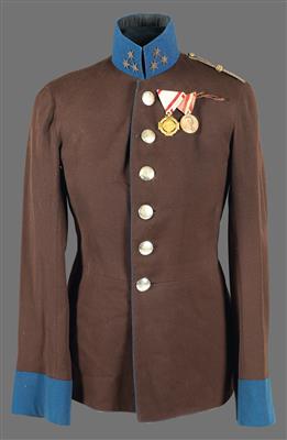 Waffenrock für einen Hauptmann der k. u. k. Traintruppe - Armi d'epoca, uniformi e militaria