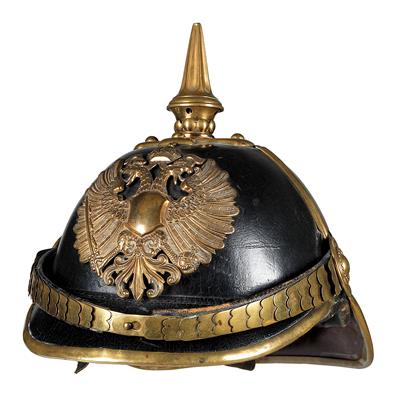 Helm für Mannschaften der k. k. Gendarmerie, - Historische Waffen, Uniformen, Militaria - Schwerpunkt österreichische Gendarmerie und Polizei