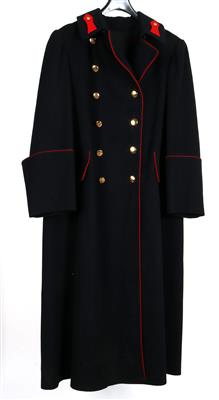 Schwarzer Uniformmantel, - Historische Waffen, Uniformen, Militaria - Schwerpunkt österreichische Gendarmerie und Polizei