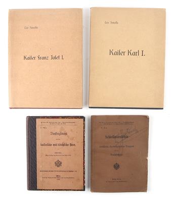 Konvolut von 4 Büchern: - Antique Arms, Uniforms and Militaria