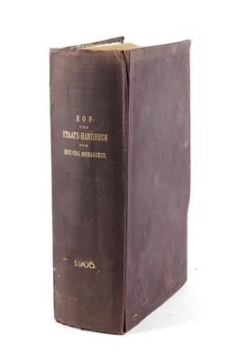 Hof- und Staatshandbuch der ö.-u. Monarchie 1905, - Starožitné zbraně