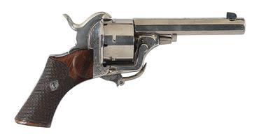 Lefaucheux-Revolver 'H Comblain', - Antique Arms, Uniforms and Militaria