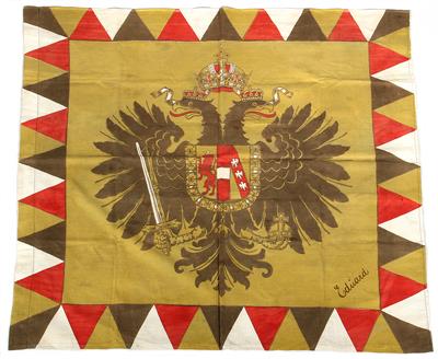 Patriotische Balkonfahne, - Historische Waffen, Uniformen, Militaria