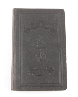 Almanach für die k. u. k. Kriegsmarine 1909, - Historische Waffen, Uniformen, Militaria