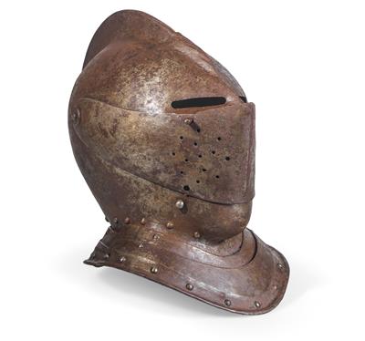 Geschlossener Helm, - Historische Waffen, Uniformen, Militaria