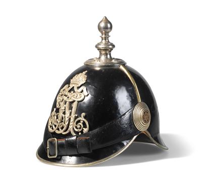 Helm M1884 für Mannschaften der k. u. k. Sicherheitswache, - Antique Arms, Uniforms and Militaria