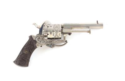 Lefaucheux-Revolver, - Historische Waffen, Uniformen, Militaria