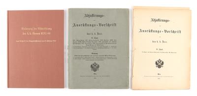 Adjustierungsvorschrift für das k. u. k. Heer 1837/46 (Änderungen lt Erl. v. 1849), - Antique Arms, Uniforms and Militaria