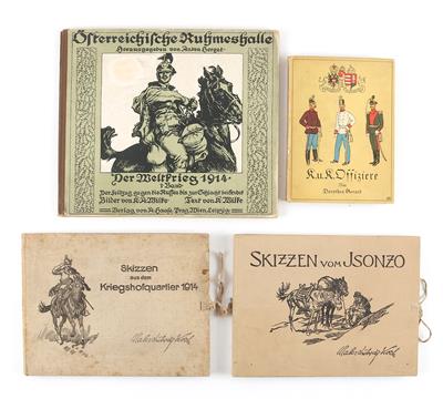 Konvolut von 5 Büchern zum Thema k. u. k. Armee: - Antique Arms, Uniforms and Militaria