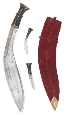 Übergroßes Kukri-Messer, - Armi d'epoca, uniformi e militaria