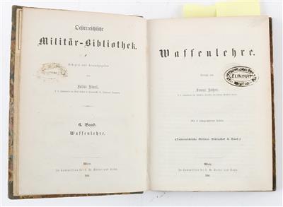 Buch 'Österr. Militär-Bibliothek', - Starožitné zbraně