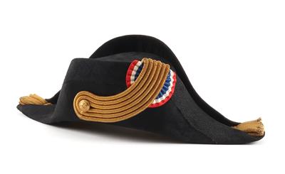 Marinehut für Offiziere (Bicorne d'officier) der Französischen Kriegsmarine der 3. Republik (1870-1940), - Historische Waffen, Uniformen, Militaria