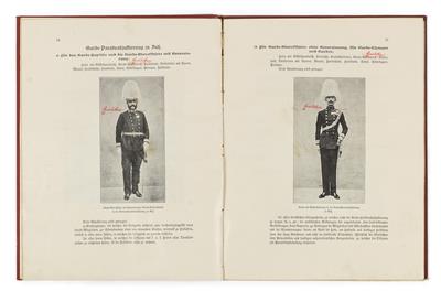 Adjustierungs- und Ausrüstungsvorschrift der k. u. k. Ersten Arcièrenleibgarde 1905, - Historische Waffen, Uniformen, Militaria