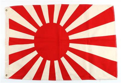 Japanische Kriegsflagge, sog. Kyokujitsuki' - Historische Waffen, Uniformen, Militaria