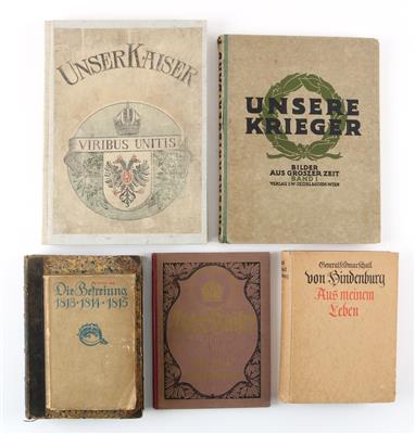 Konvolut von 6 Büchern zum Thema k. u. k. Monarchie, - Antique Arms, Uniforms and Militaria