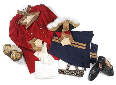 Uniform eines Angehörigen des Souveränen Malteserordens im Großpriorat von Böhmen und Österreich um 1900, - Armi d'epoca, uniformi e militaria