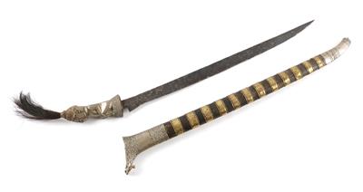 Kopfjägerschwert - Mandau, - Historische Waffen, Uniformen, Militaria