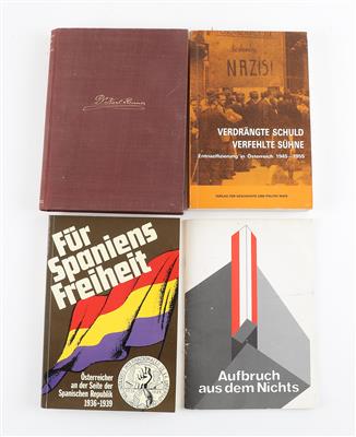 Kleines Konvolut Bücher Österreich nach 1945, - Starožitné zbraně