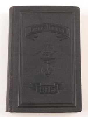 Almanach für die k. u. k. Kriegsmarine 1915, - Antique Arms, Uniforms & Militaria