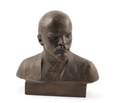Wladimir Iljitsch Lenin (1870-1924) Metallbüste, - Starožitné zbraně