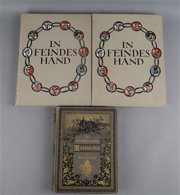 Konvolut von 3 Büchern zum Thema k. u. k. Armee bzw. Monarchie: - Antique Arms, Uniforms and Militaria