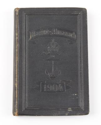 Marine-Almanach der k. u. k. Kriegsmarine, Jahrgang 1904 - Historische Waffen, Uniformen und Militaria