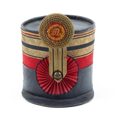 Tschako für Husaren-Subaltern-Offiziere - Antique Arms, Uniforms and Militaria