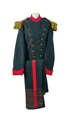 Uniform eines k. k. Ulanen nach der Adj. V. 1850, - Starožitné zbraně