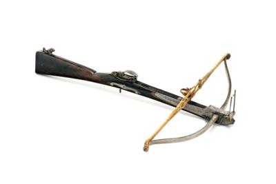 Kugelarmbrust - Schnäpper, - Antique Arms, Uniforms and Militaria