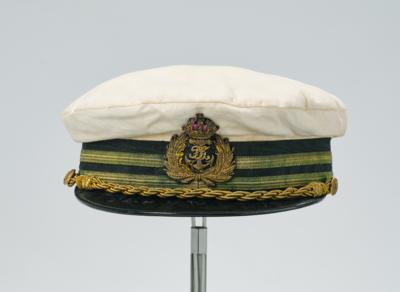 Marinekappe für einen Stabsoffizier der k. u. k. Kriegsmarine, - Armi d'epoca, uniformi e militaria