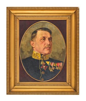 Portrait eines k. u. k. Majors des IR 99 - Starožitné zbraně