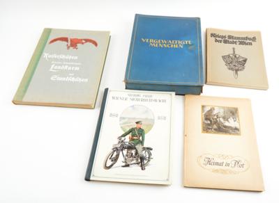 Konvolut von 5 Büchern zum Thema k. u. k. Armee u. 1. Weltkrieg: - Armi d'epoca, uniformi e militaria