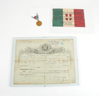 Flugblatt des italienischen Fliegers, - Armi d'epoca, uniformi e militaria