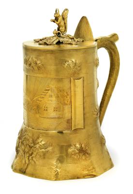 "GRATSCHEW" - A lidded tankard from St Petersburg, - St?íbro