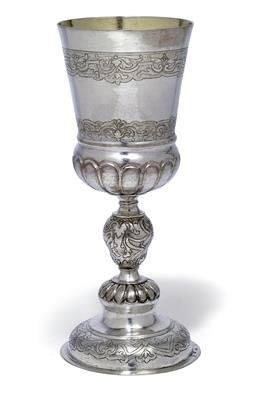 A Baroque  goblet, - St?íbro