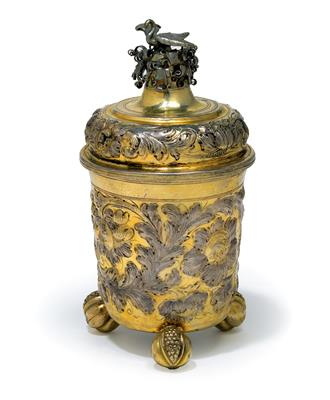 A lidded cup from Nuremberg, - Silver