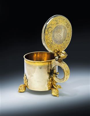 A lidded tankard from Reval, - Silver