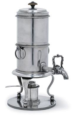 An Early Biedermeier tea machine from Vienna, - St?íbro