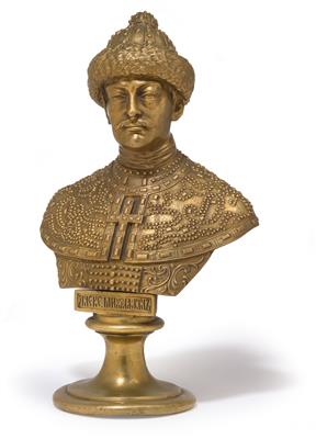 Alexander Michailowitsch Grand Duke of Wladimir (1300-1339) – A bust, - Silver