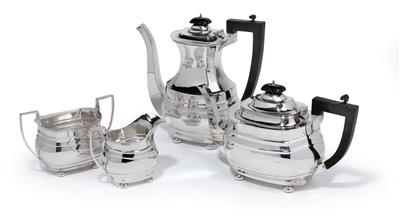A tea- and coffee service from Birmingham, - Argenti
