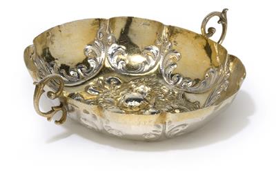 A large brandy cup with Hebrew inscription, from Augsburg, - Stříbro