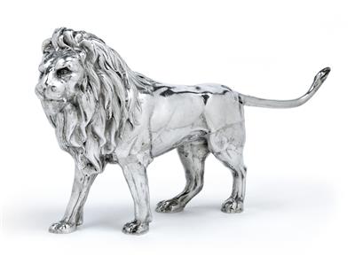 A lion sculpture, - Stříbro