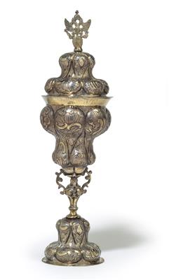 A lidded goblet from Moscow, - Stříbro