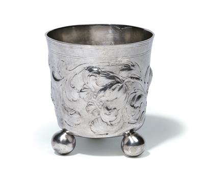 A ball-footed cup from Nürnberg, - Silver