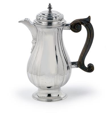 A Charles VI. coffee pot, from Vienna, - Stříbro
