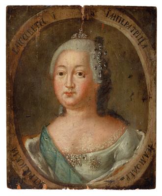 Tsarina Elisabeth I. of Russia, - Stříbro