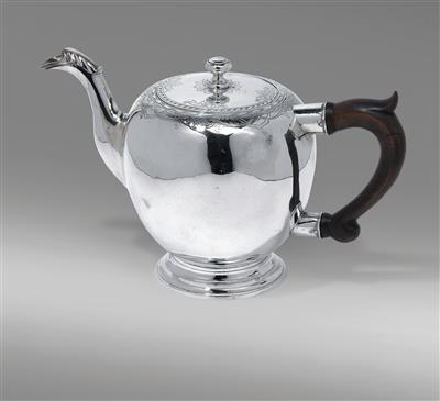 A teapot from Geneva, - Silver