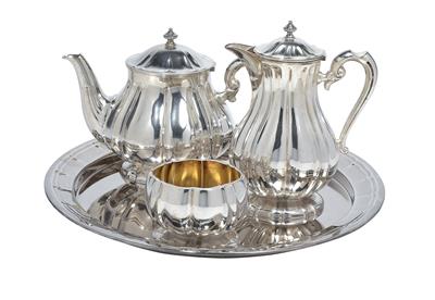 A tea- and coffee service, - Stříbro